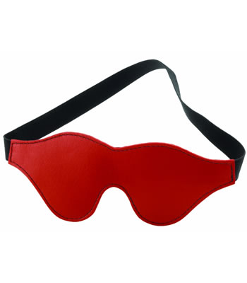 Red Leather Blindfold