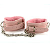 Pink Plushy Ankle Cuffs