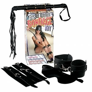 Super Deluxe Leather Beginner Bondage Kit