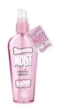 Moist Water Based Personal Lubricant - Strawberry 4 oz.