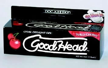 Good Head Oral Sex Gel Blow Job Lubricant - Wild Cherry 4 oz. 