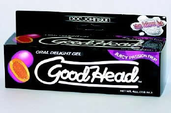 Good Head Oral Sex Gel Blow Job Lubricant - Passion Fruit 4 oz.