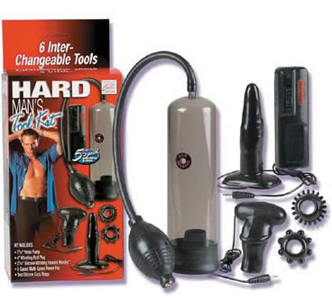 Hard Man's Tool Kit With Penis Pump