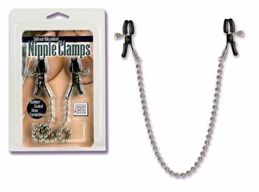 Silver Beaded Nipple Clamps