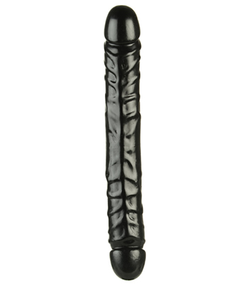 12 Inch Double Ender Dildo - Black