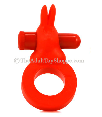 Red Silicone Vibrating Cock Ring
