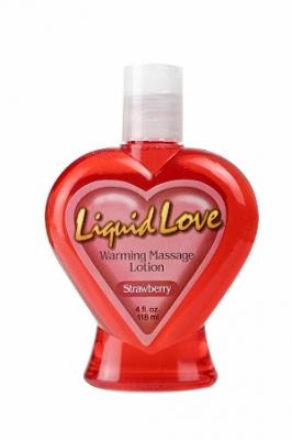 Liquid Love Warming Lotion - Strawberry 4 oz.