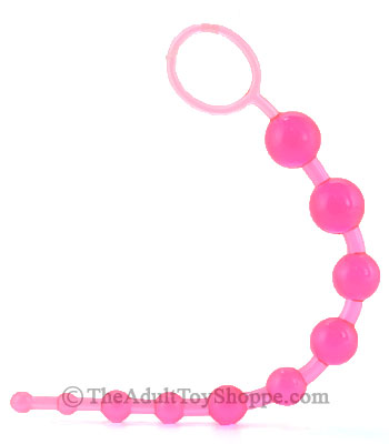 Pink Jelly Anal Beads