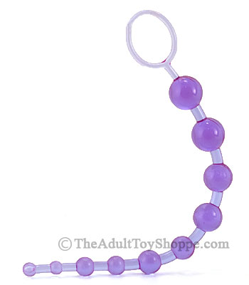 Purple Jelly Anal Beads