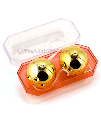 Gold Vibro Pleasure Balls