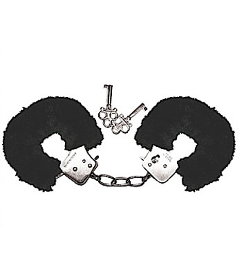 Furry Handcuffs: Black