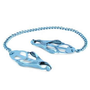 Clover Nipple Clamps - Blue
