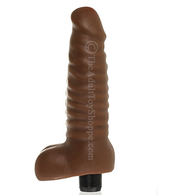 Large Brown Fanta Flesh Vibrator