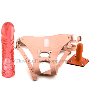 Genuine Pink Leather Vac-U-Lock Ultra Harness