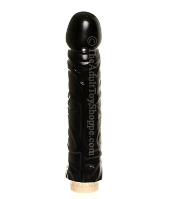 Classic Vibrating Dildo Black