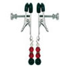 Adjustable Nipple Clamps with Red Beads