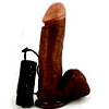 Realistic Vibrating Cock - 8 Inch Black 