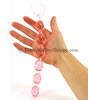 Swirled Anal Beads - held with hand