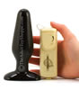 Black Vibrating Butt Plug  - with controller