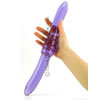 Smooth Double Ended Anal Toy - held straight