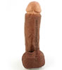 Mulatto Ultra Realistic Vibrator Dildo - showing testicles