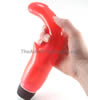 Large G Spot Jelly Vibrator - showing the flexibility