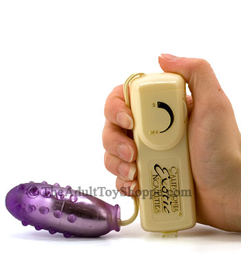 Silicone Pleasure Orb Vibrating Egg holding vontroller