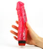 Devil Dick Huge Thick Vibrator - held by hand