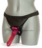 Power Lock Vibrating Strap On Harness
