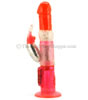 Wall Banger Rabbit Vibrator - side view with suction cup