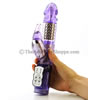 Waterproof Jack Rabbit Vibrator - holding at an angle