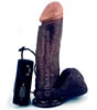 Most Realistic Black Vibrator Dildo - with battery pack