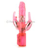 Triple Ecstasy Vibrator - angled with anal stimulator