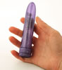 Purple Sparkler Mini Massager - held by hand