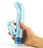 Pearl Seahorse Clitoral Vibrator - held by hand