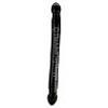17 Inch Smooth Double Dildo - Black 
