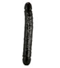 Double Bender Dildo Black 12 Inch