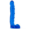 Super Slim Penis 7 1/2 Inch Blue 