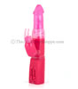 Pink Jack Rabbit Vibrator - angle