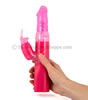 Pink Jack Rabbit Vibrator - held by hand