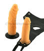 Double Delight Vibrating Strap On - with 2 dildos