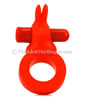 Red Silicone Vibrating Cock Ring