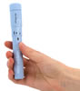 Blue Mighty Mite Vibrator - holding