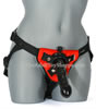 Vibrating Strap On Harness - front angle