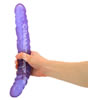 Purple 12 Inch Veined Double Headed Dildo