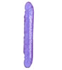 Purple 12 Inch Veined Double Headed Dildo