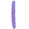 Purple 12 Inch Veined Double Dildo