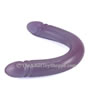 Purple 17 Inch Smooth Double Headed Dildo 