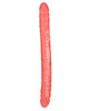 Pink 18 Inch Veined Double Dildo