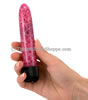 Pink Leopard Mini Vibrator - held by hand